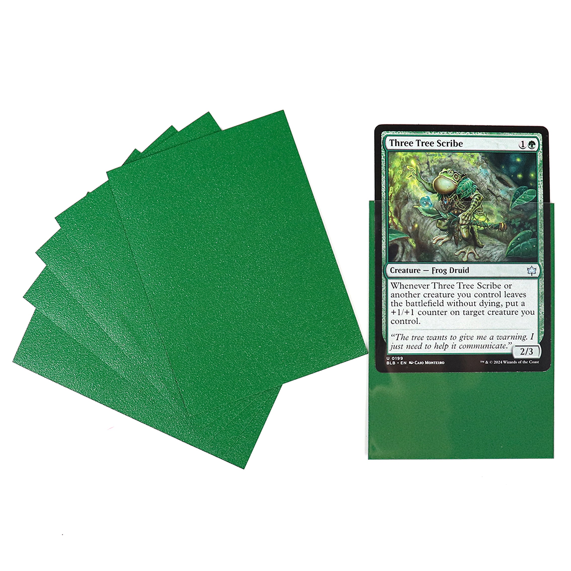 cardcosmos - Premium Matte Sleeves Green | 100 pcs
