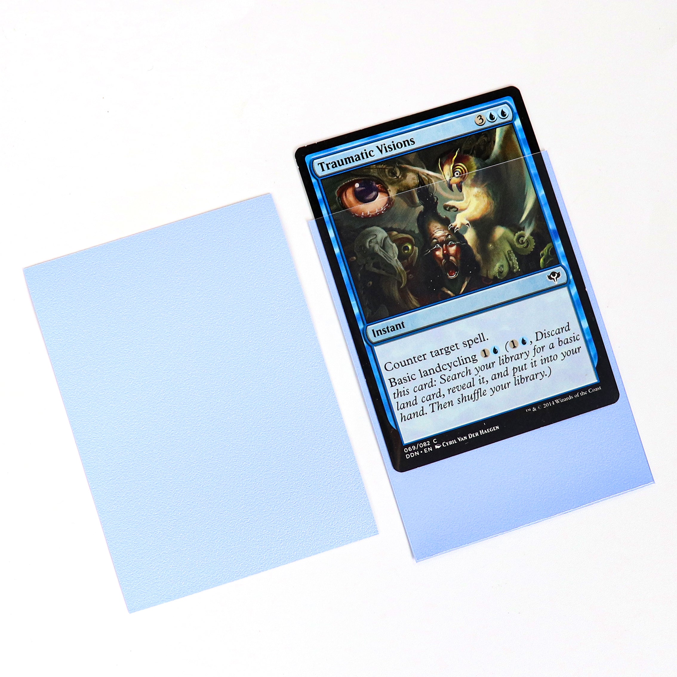 cardcosmos - Premium Matte Sleeves Light Blue | 100 pcs