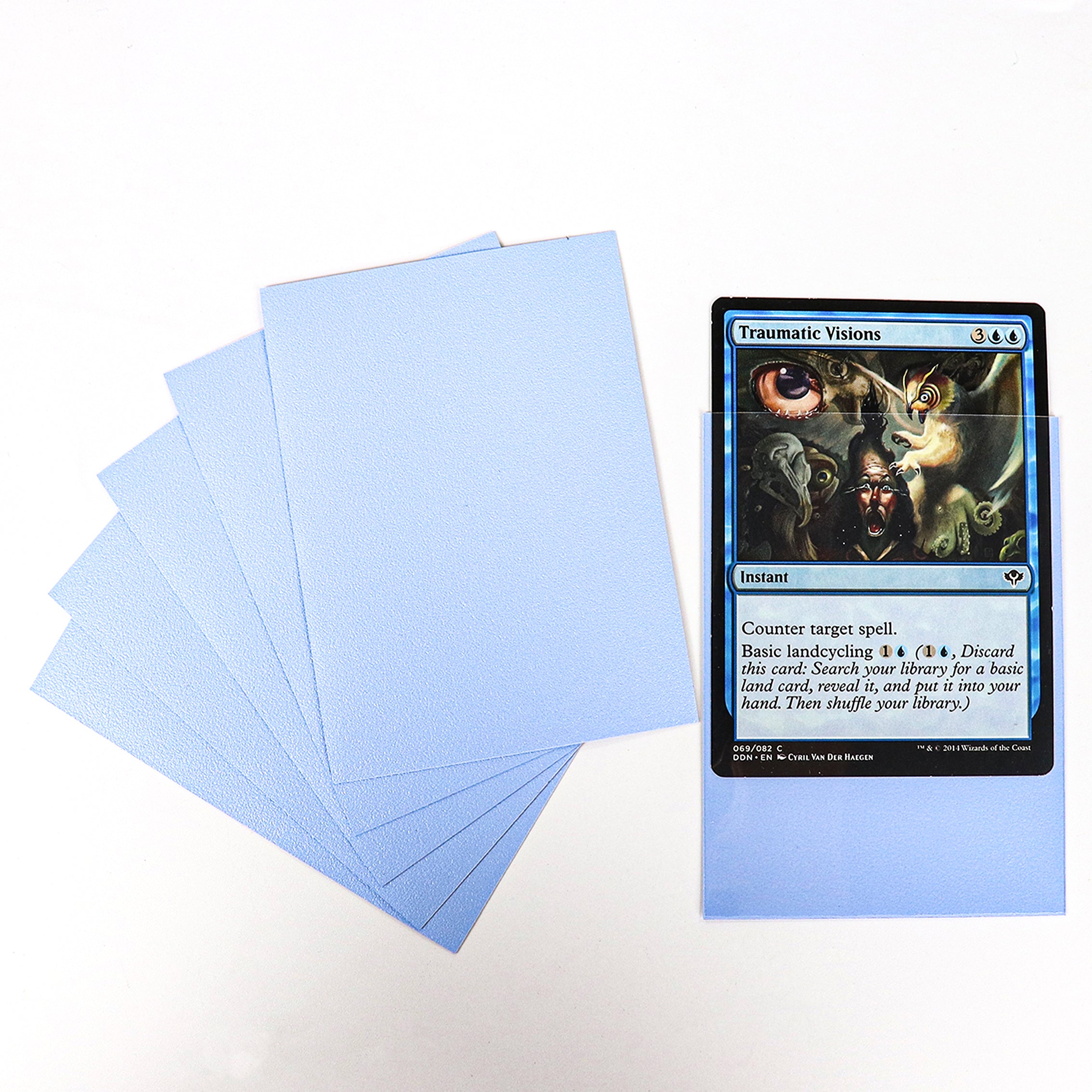 cardcosmos - Premium Matte Sleeves Light Blue | 100 pcs