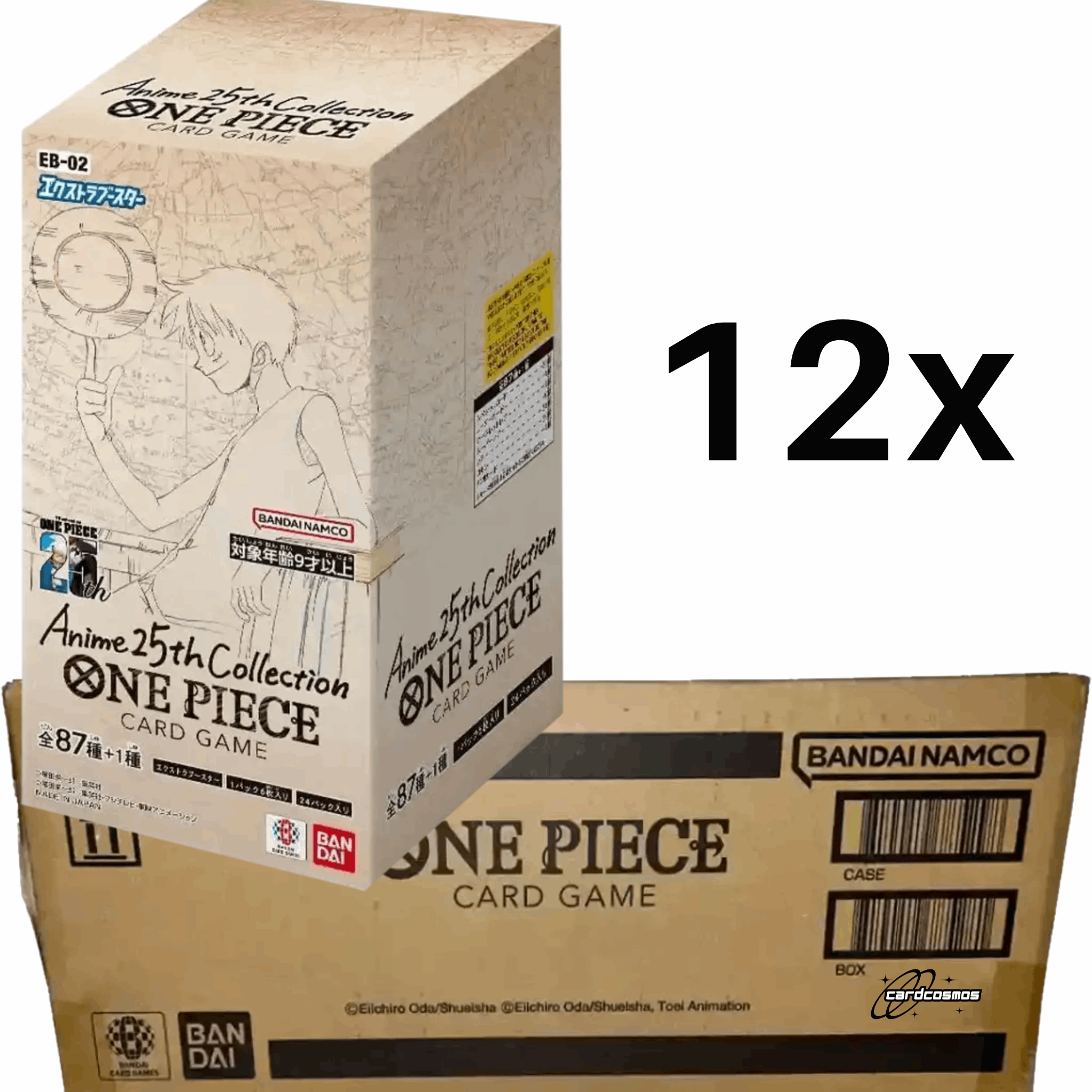 One Piece Card Game - Memorial Collection EB02 Display - JPN