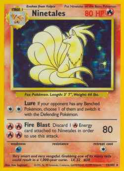 Ninetales - Base Set (Holo Rare) [BS-12]
