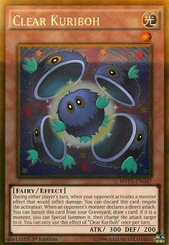 Clear Kuriboh (V.2 - Gold Rare) - The Dark Side of Dimensions Movie Pack (Gold Rare) [MVP1-G47]