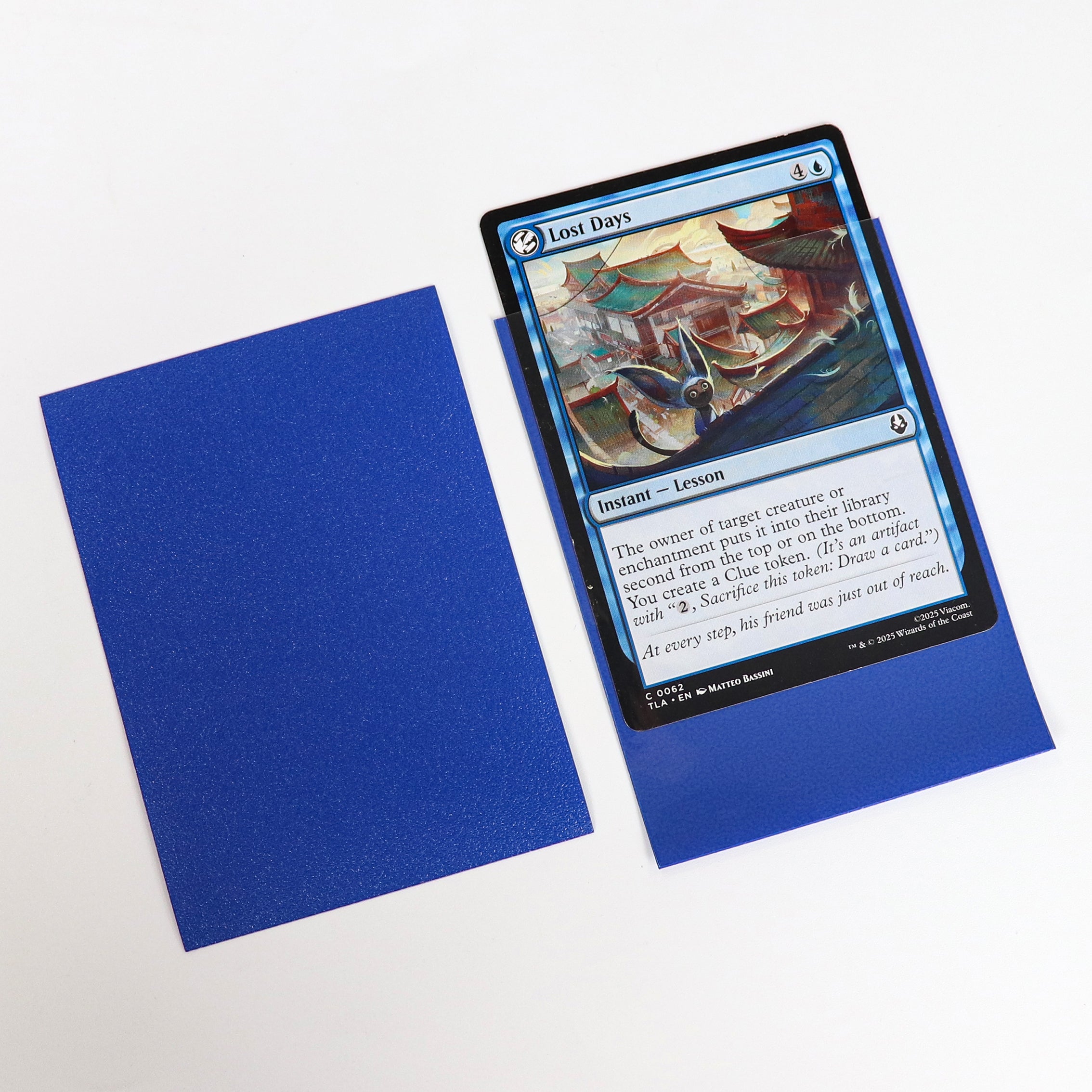 cardcosmos - Premium Matte Sleeves Blue | 100 pcs