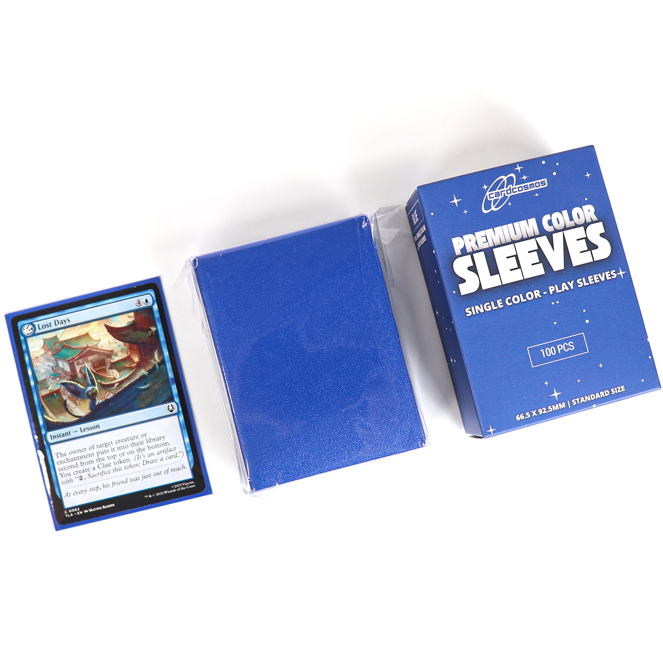 cardcosmos - Premium Matte Sleeves Blue | 100 pcs