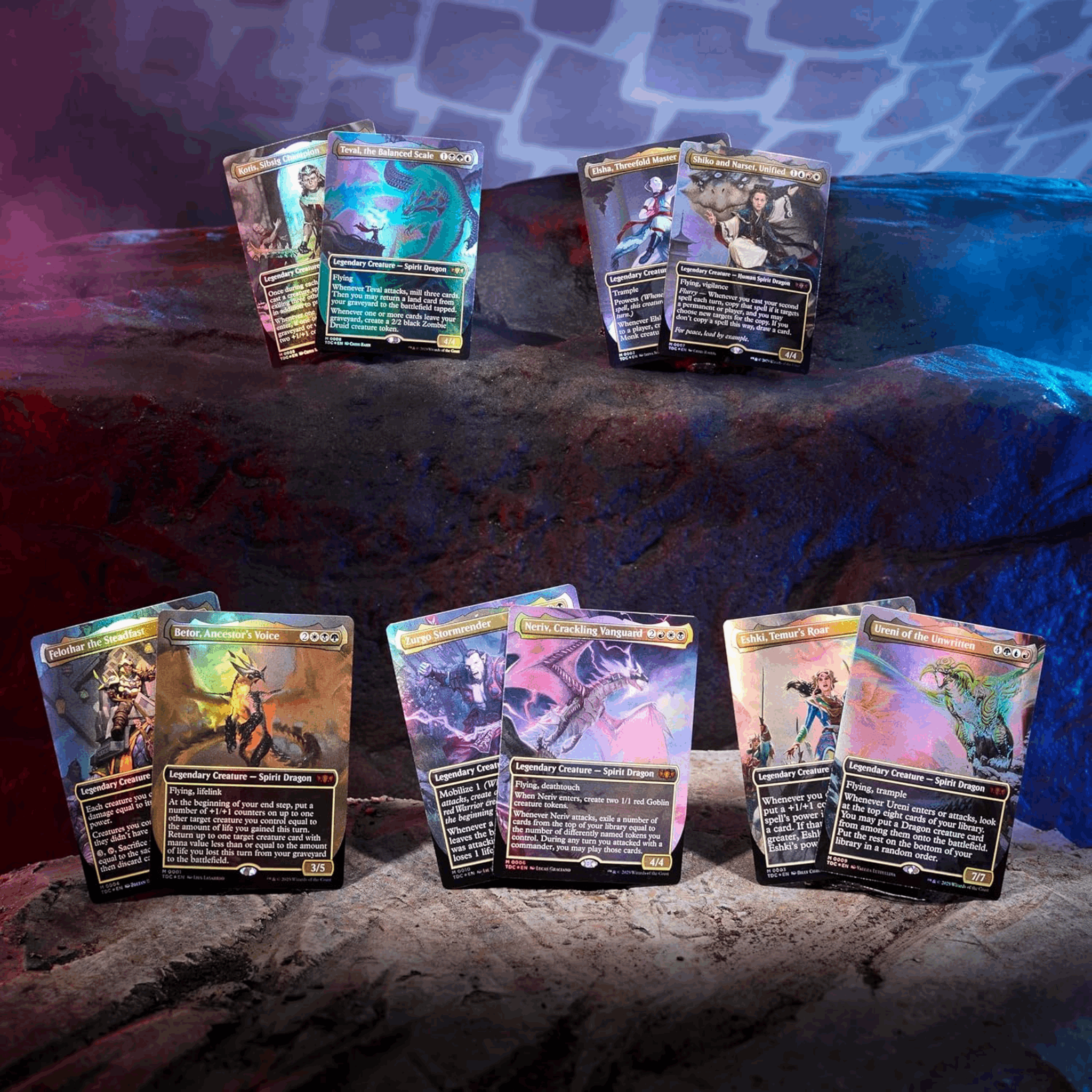 Magic: The Gathering - Tarkir: Dragonstorm Commander Deck Set (alle 5 Decks) - EN