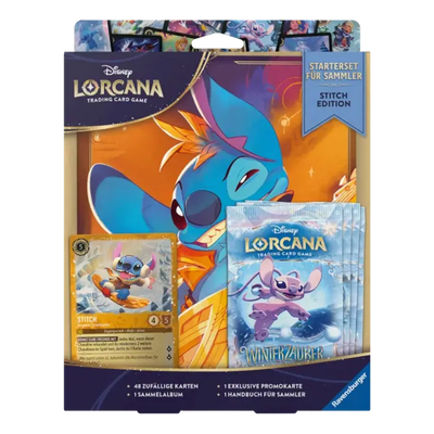 Disney Lorcana - Coffret de démarrage Magie d'hiver Édition Stitch - DE