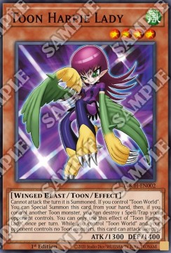 Toon Harpie Lady (V.1 - Super Rare) - Toon Chaos (Super Rare) [TOCH-002]