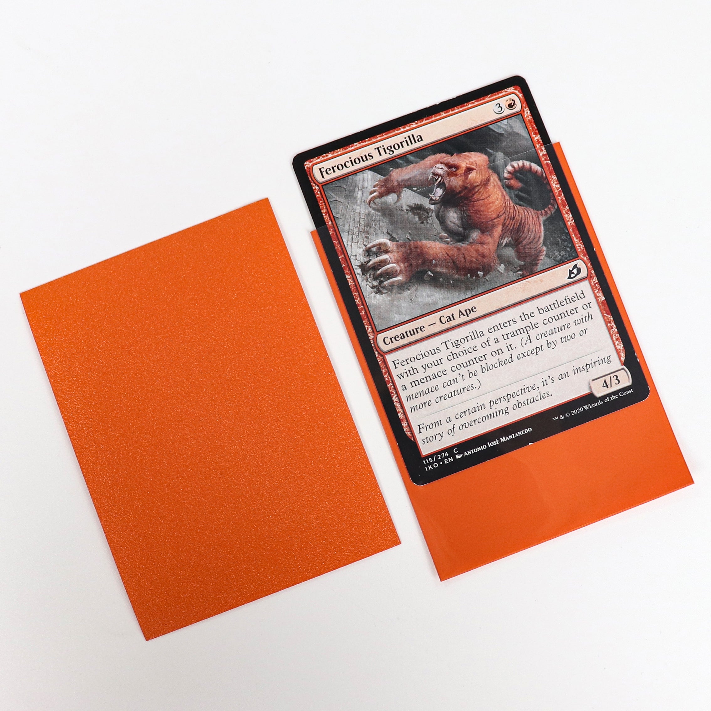 cardcosmos - Premium Matte Sleeves Orange | 100 pcs