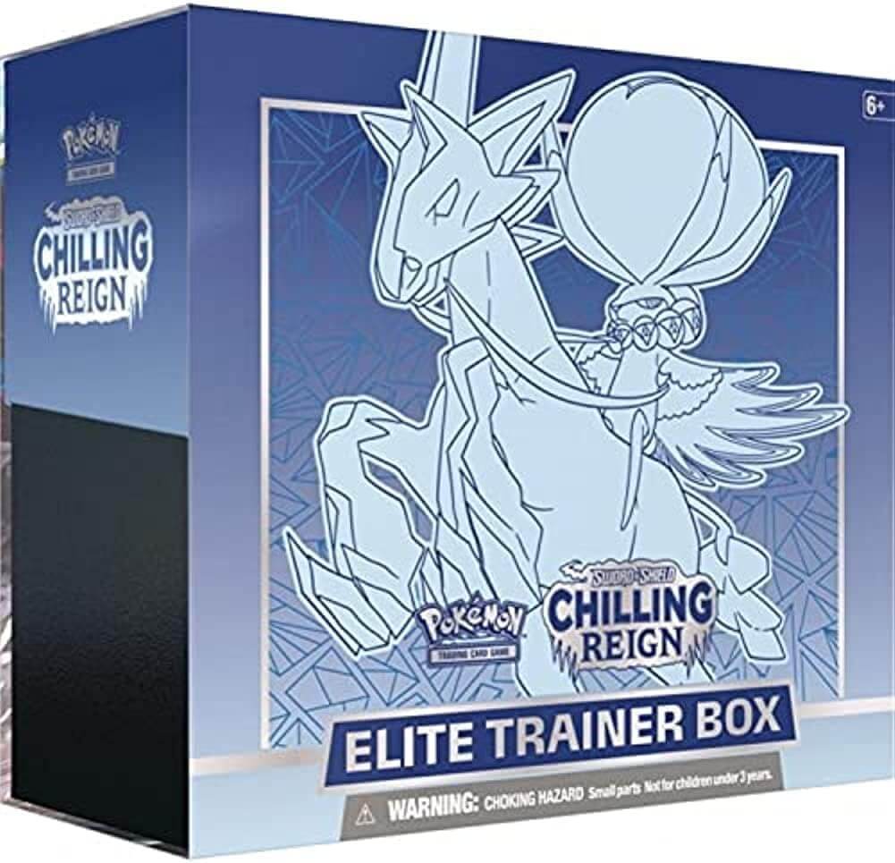 Pokémon - Sword & Shield: Chilling Reign Elite Trainer Box (blau) - EN - CardCosmos