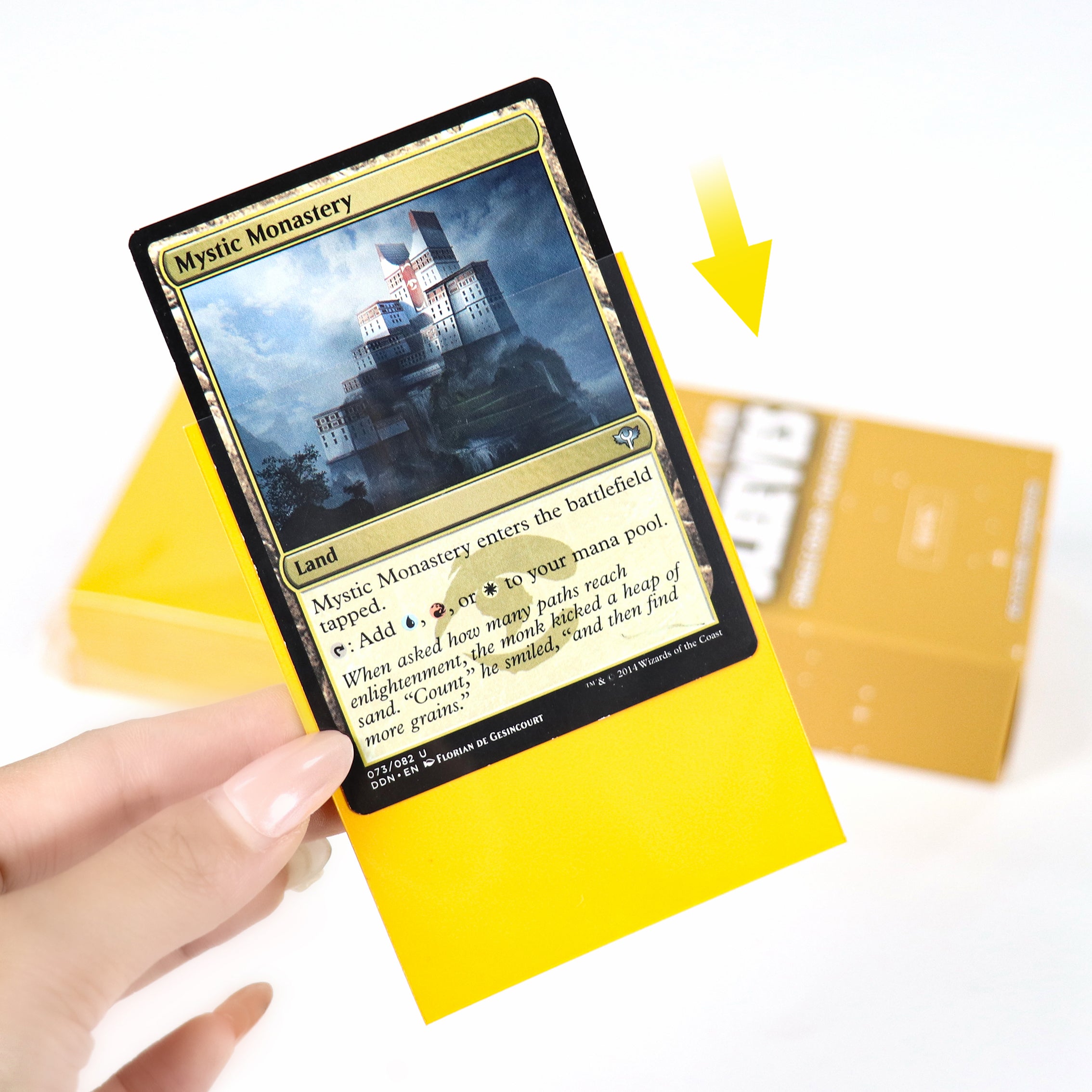 cardcosmos - Premium Matte Sleeves Yellow | 100 pcs