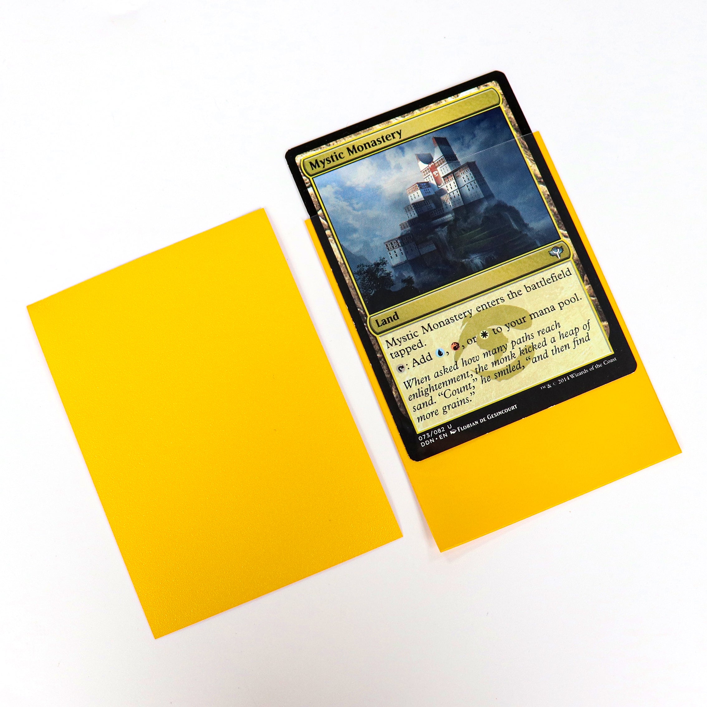 cardcosmos - Premium Matte Sleeves Yellow | 100 pcs
