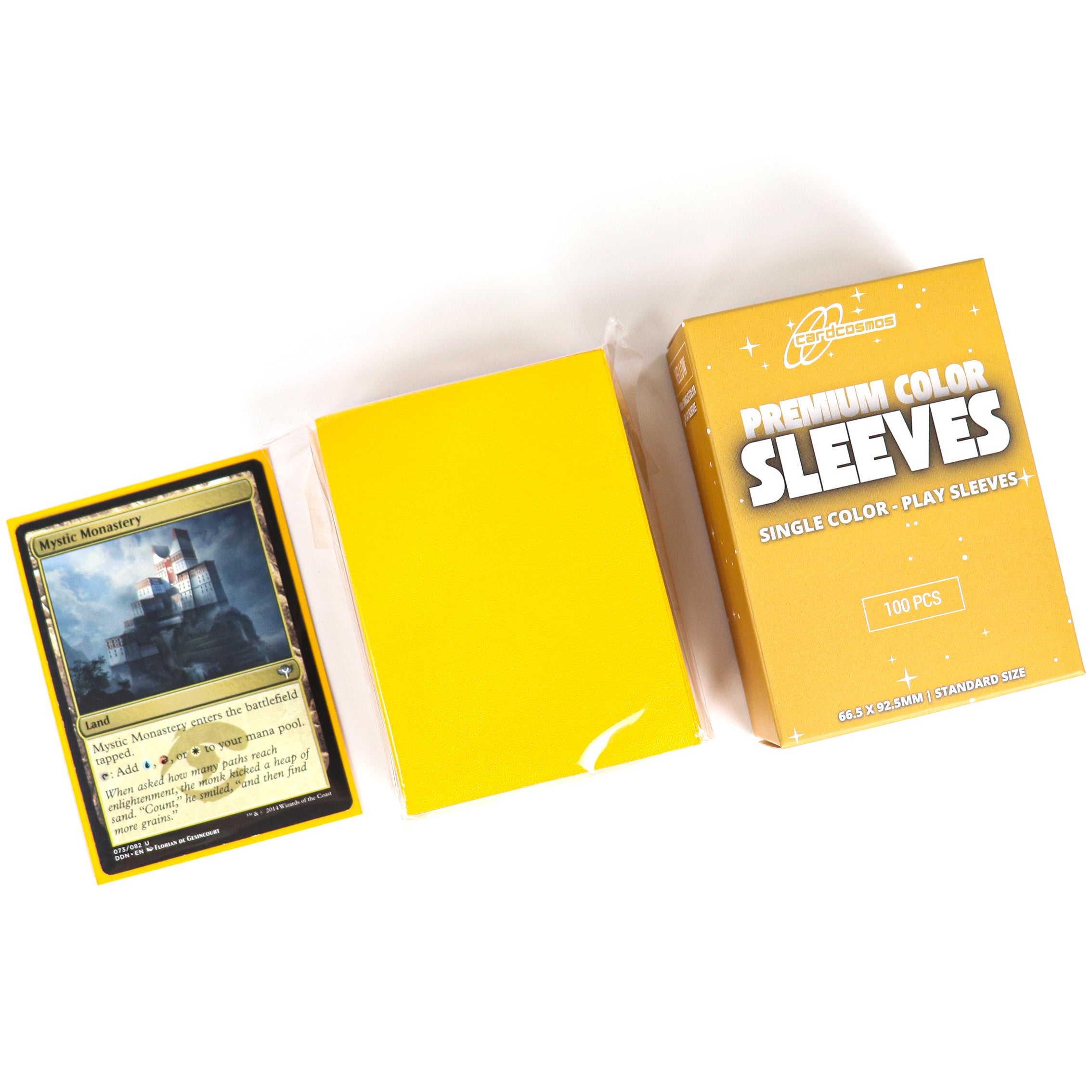 cardcosmos - Premium Matte Sleeves Yellow | 100 pcs