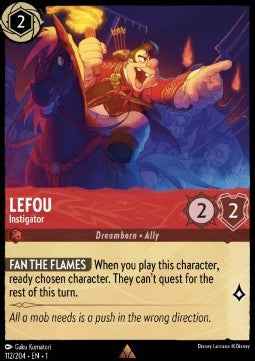 Lefou - Instigator - The First Chapter (Rare) [1TFC-112]