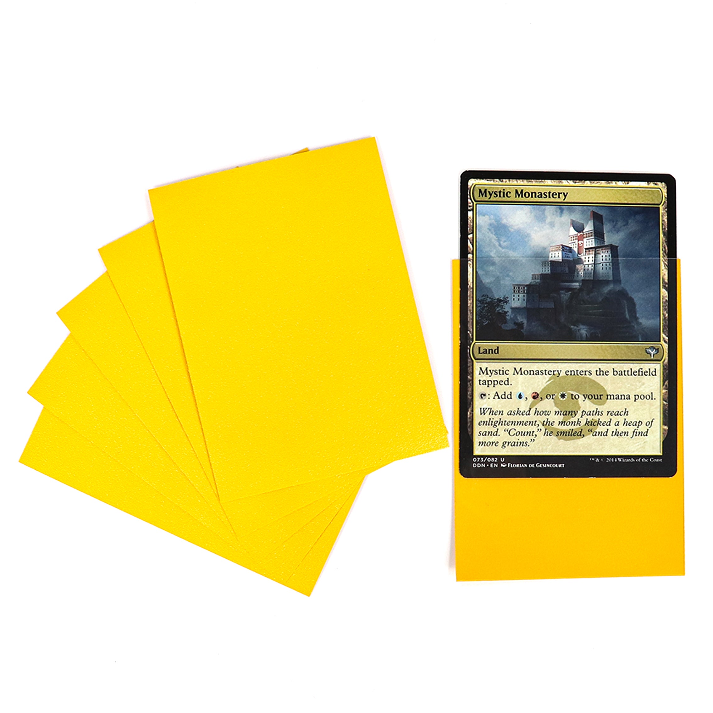 cardcosmos - Premium Matte Sleeves Yellow | 100 pcs