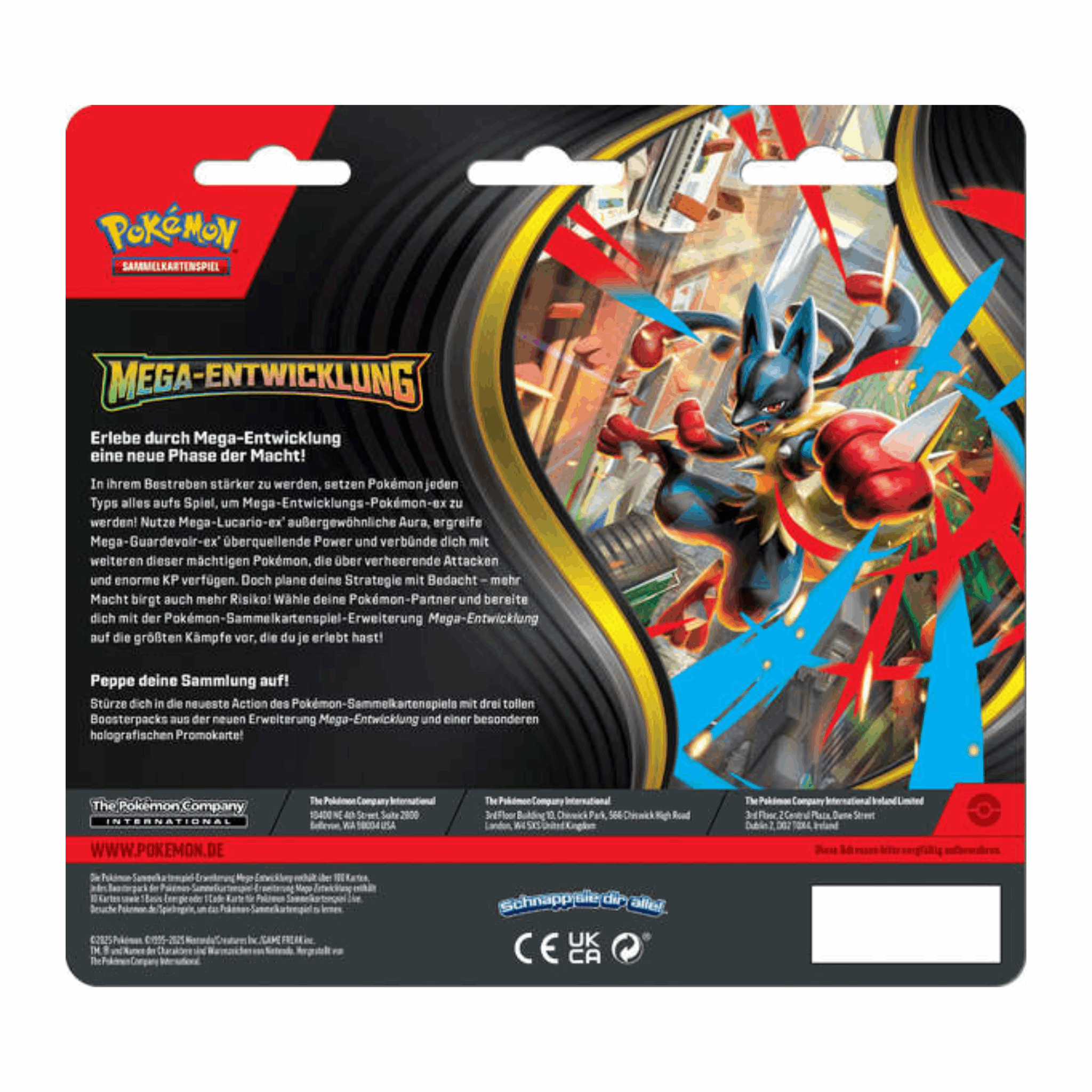 Pokémon - Mega-Entwicklung 3-Pack Blister - Enton - DE