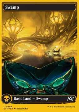 Swamp (V.1) - Aetherdrift: First-Place (Land) [DFTFP-509]