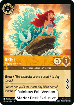 Ariel - Singing Mermaid (V.2) - Fabled (Rare) [9FAB-15]