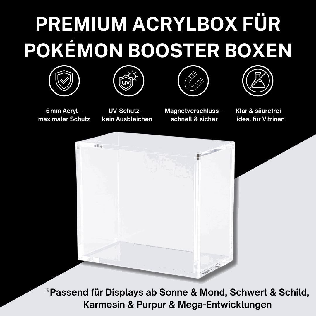 cardcosmos - Pokémon Booster Box Acrylic Case