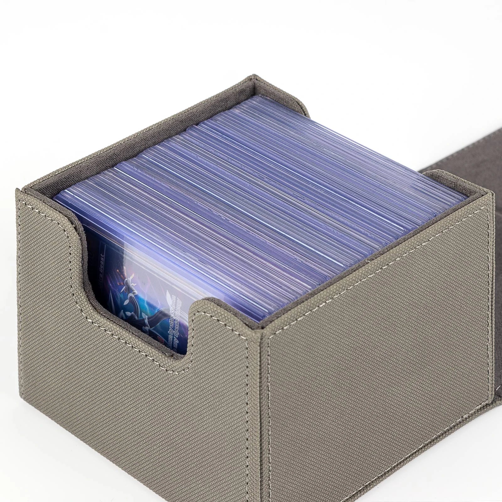 cardcosmos - 60+ Premium Toploader Deck Box - Gray