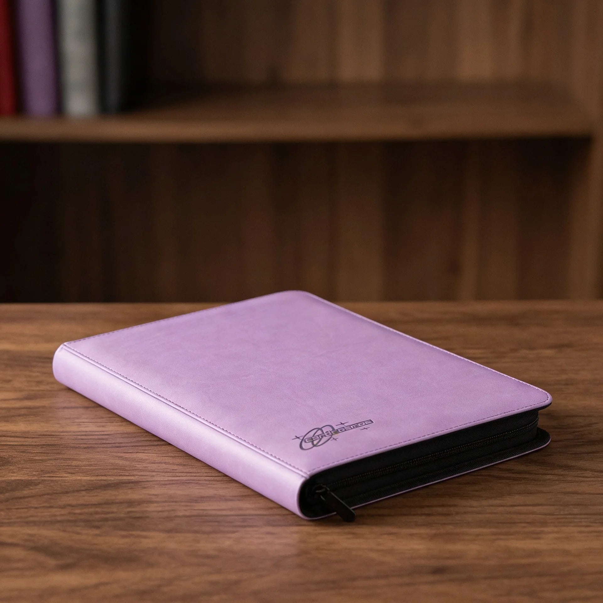 cardcosmos - 9 Pocket Strap Premium Leather Binder - Lila