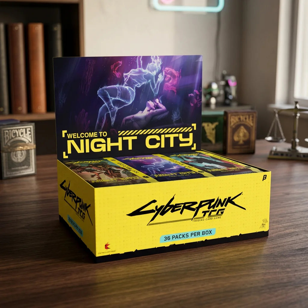 Cyberpunk TCG: Welcome to Night City Beta Booster Display EN