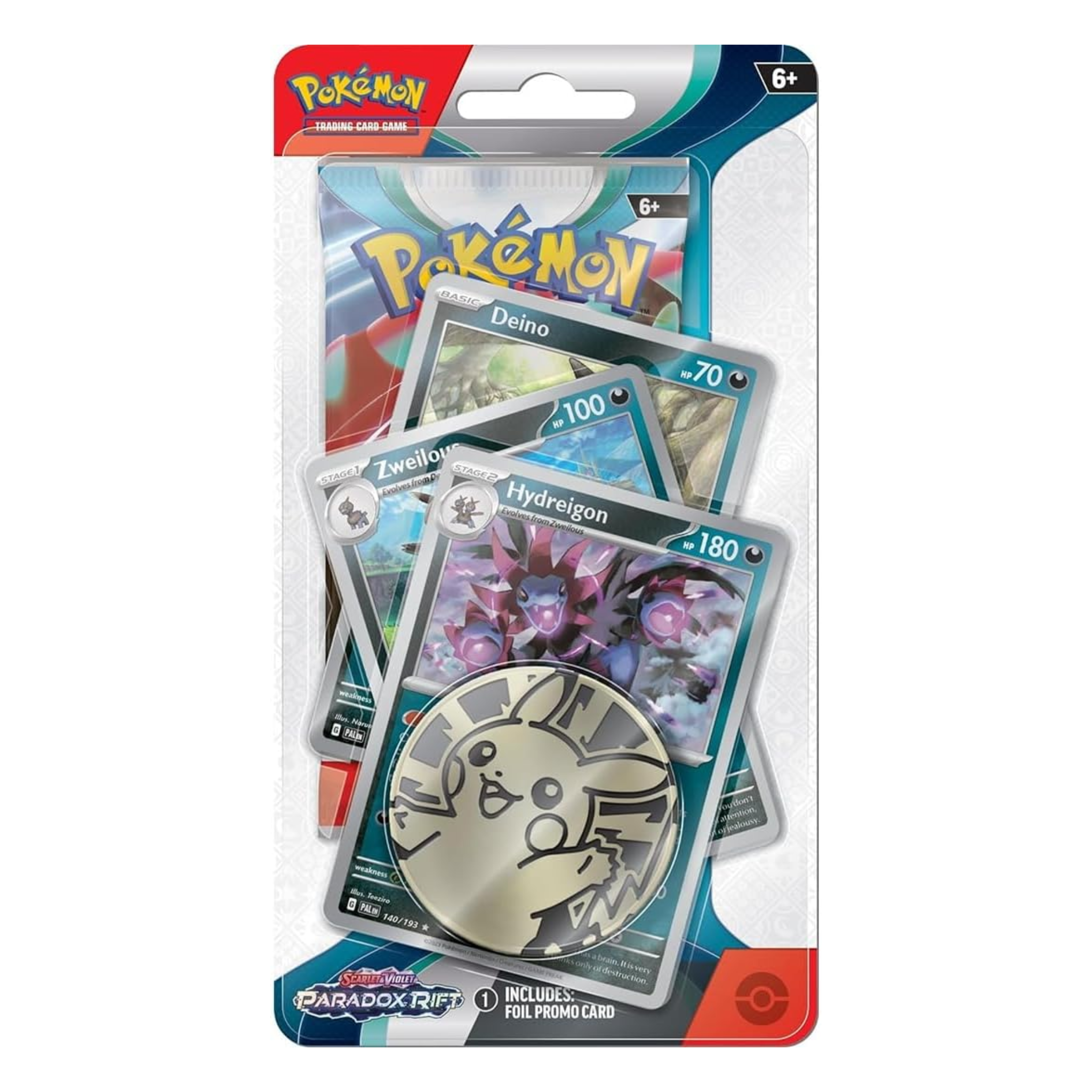 Pokémon - Scarlet & Violet: Paradox Rift Hydreigo Premium Checklane Blister - EN