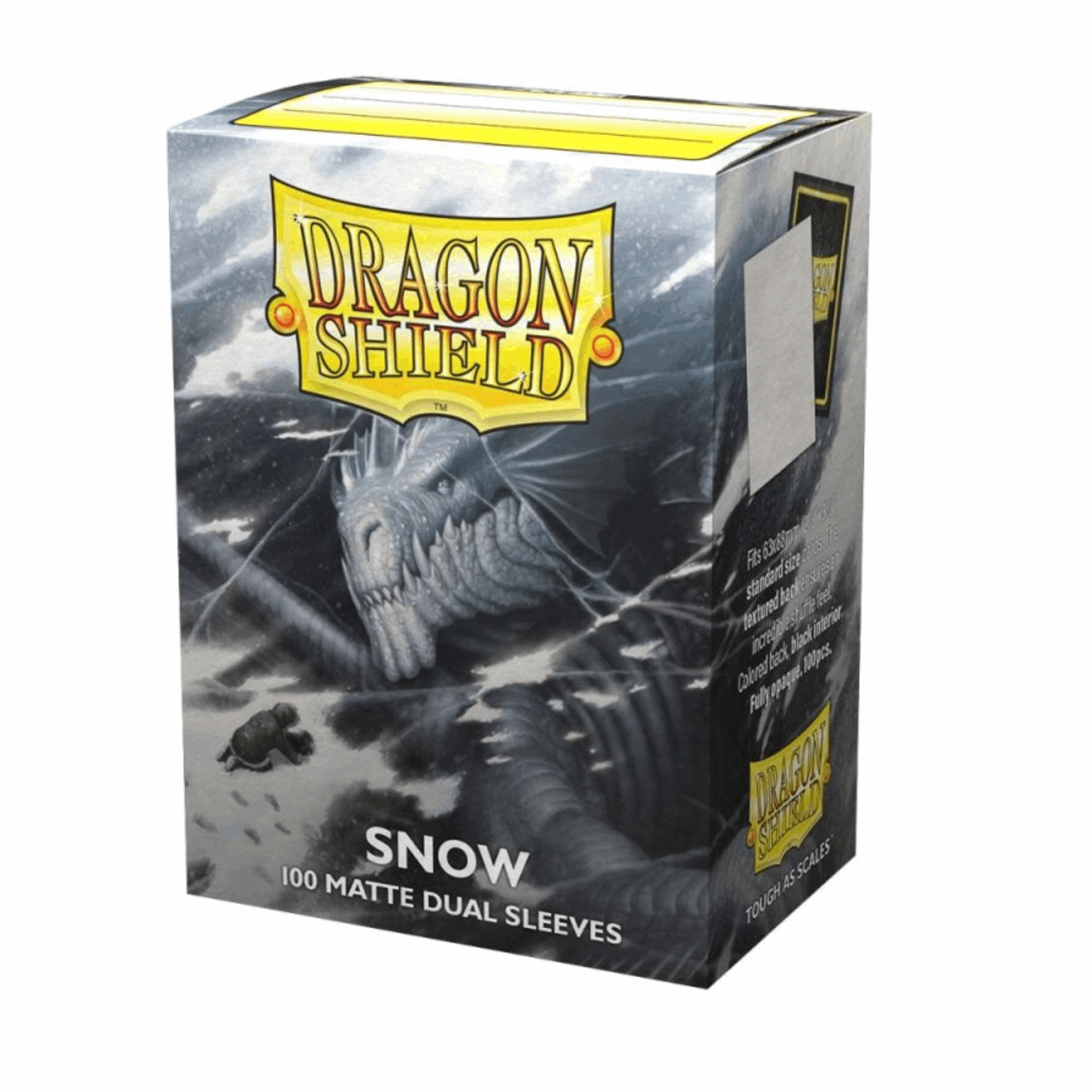 Dragon Shield Dual Sleeves - Matte Standard Snow | 100stk