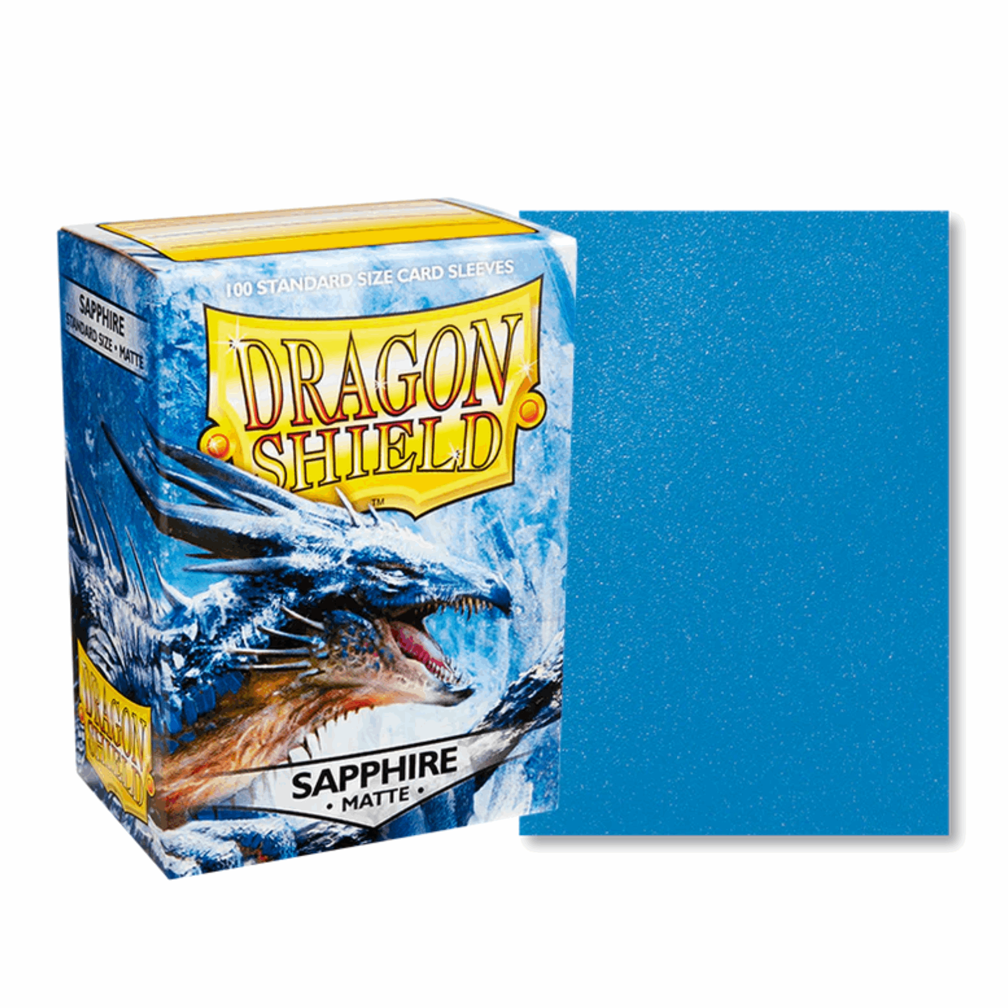 Dragon Shield Sleeves - Matte Standard Sapphire | 100stk