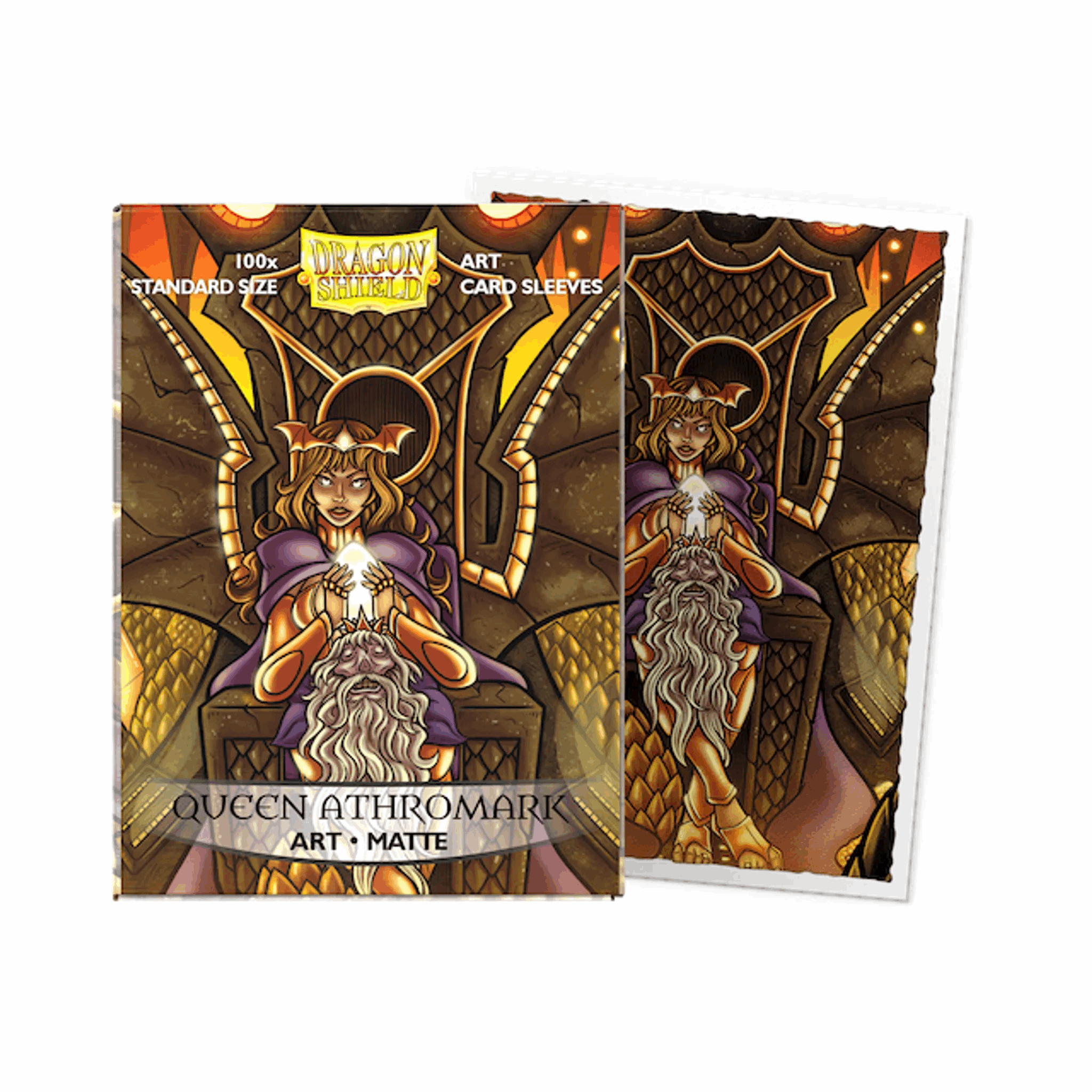 Dragon Shield Art Sleeves - Matte Queen Athromark | 100stk