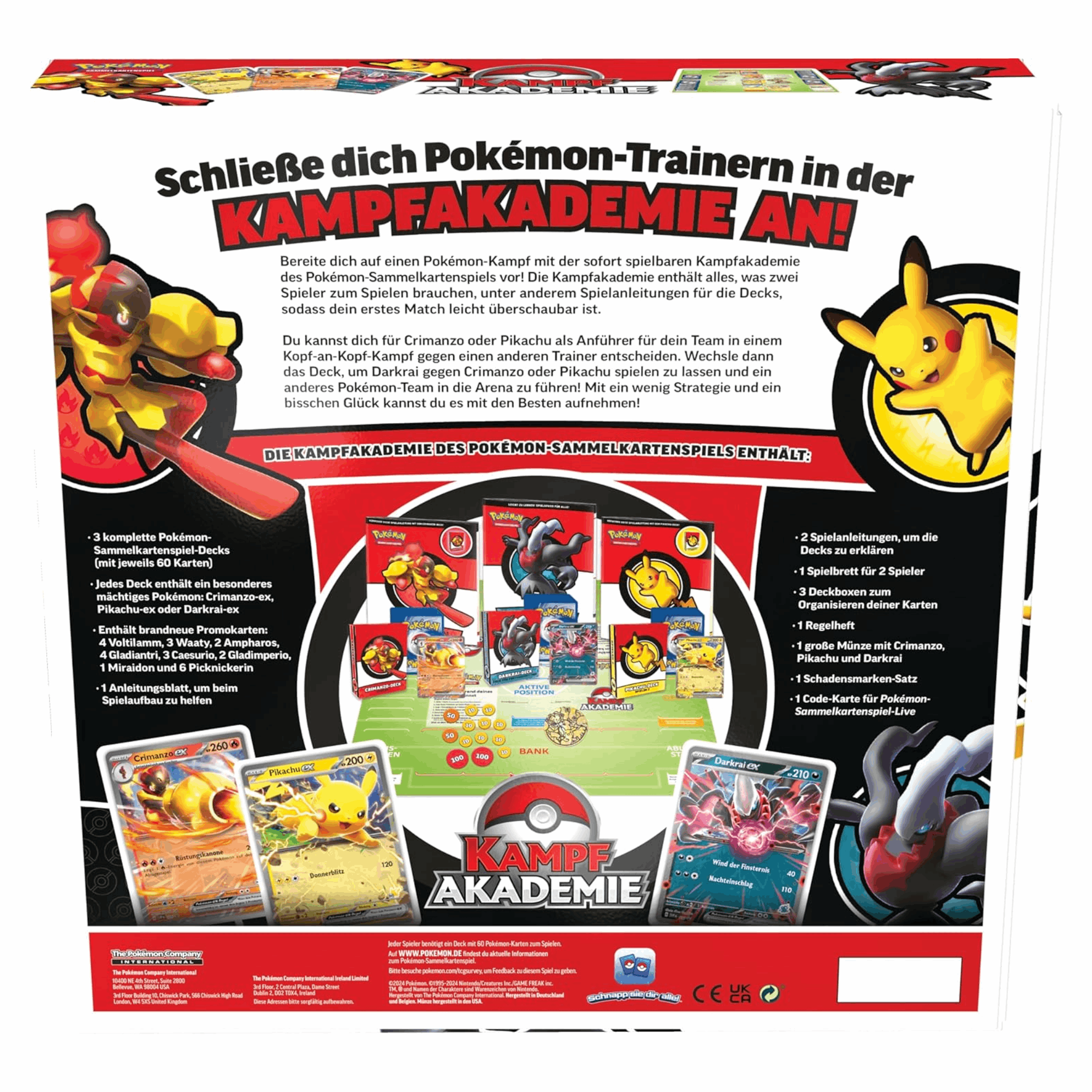 Pokémon - Kampf Akademie Box 2024 - DE