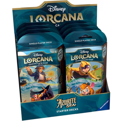 Disney Lorcana - Azurite Sea Starter Deck Display - EN - Cardcosmos