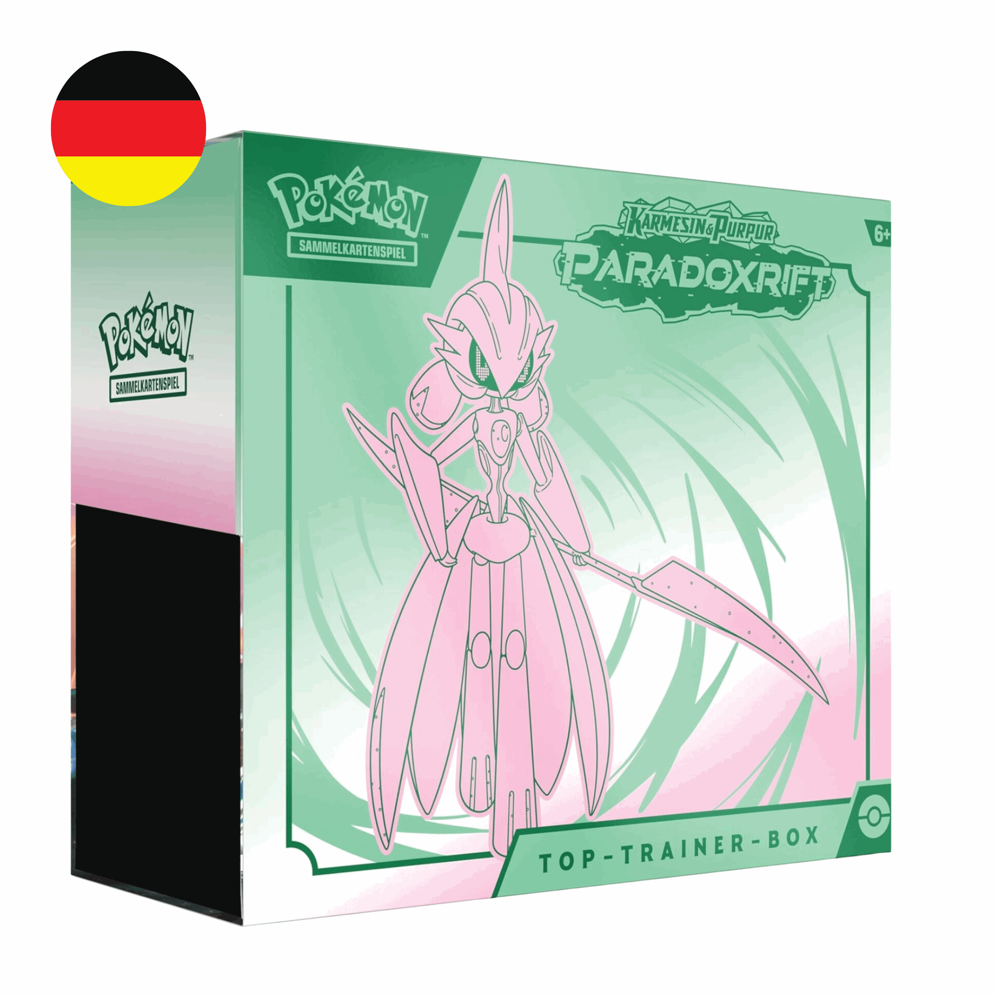 Pokémon - Karmesin & Purpur: Paradox Rift Eisenkrieger Top Trainer Box - DE - CardCosmos