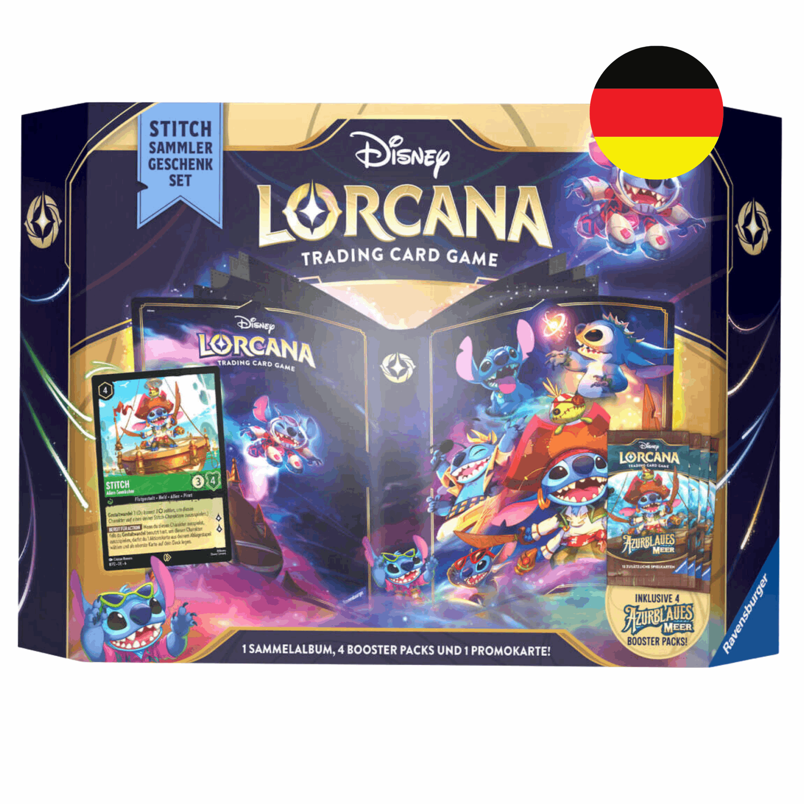 Disney Lorcana Azurblaues Meer Geschenk-Set - DE - cardcosmos
