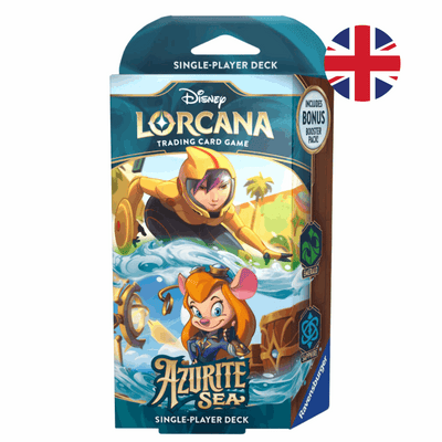Disney Lorcana - Azurite Sea Starter Deck - GoGo Tomago & Gadget Hackwrench - EN - cardcosmos