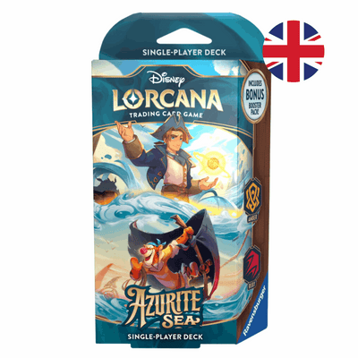 Disney Lorcana -Azurite Sea Starter Deck - Jim Hawkins & Tigger - EN - cardcosmos