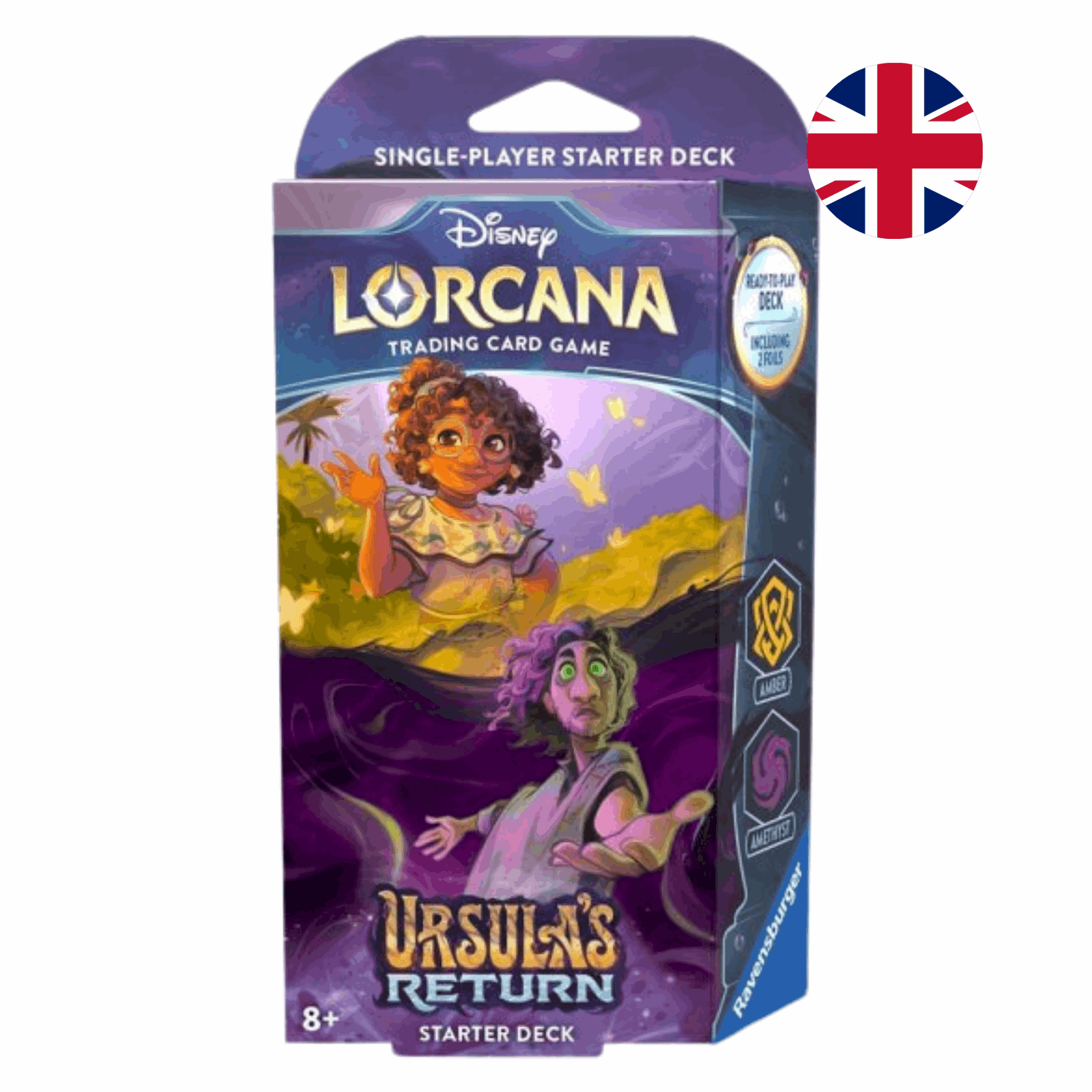 Disney Lorcana - Ursulas Return: Starter Deck Amber & Amethyst - EN - cardcosmos