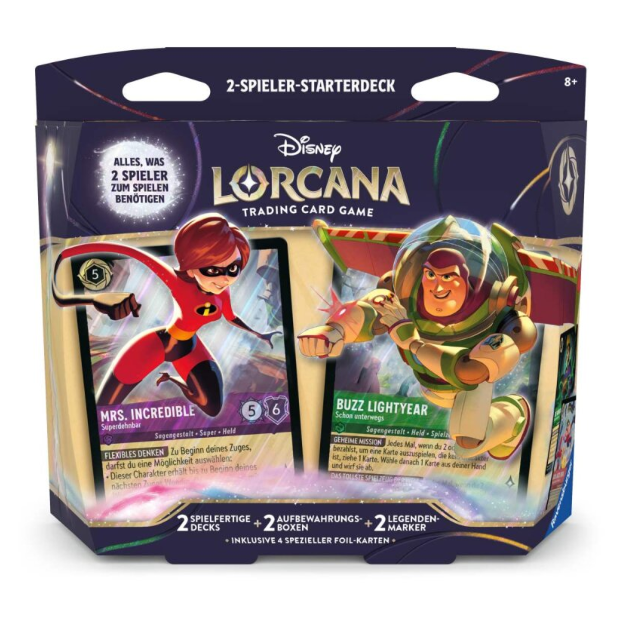 Disney Lorcana - Unbekannte Wildnis 2 Spieler Starter Set - DE