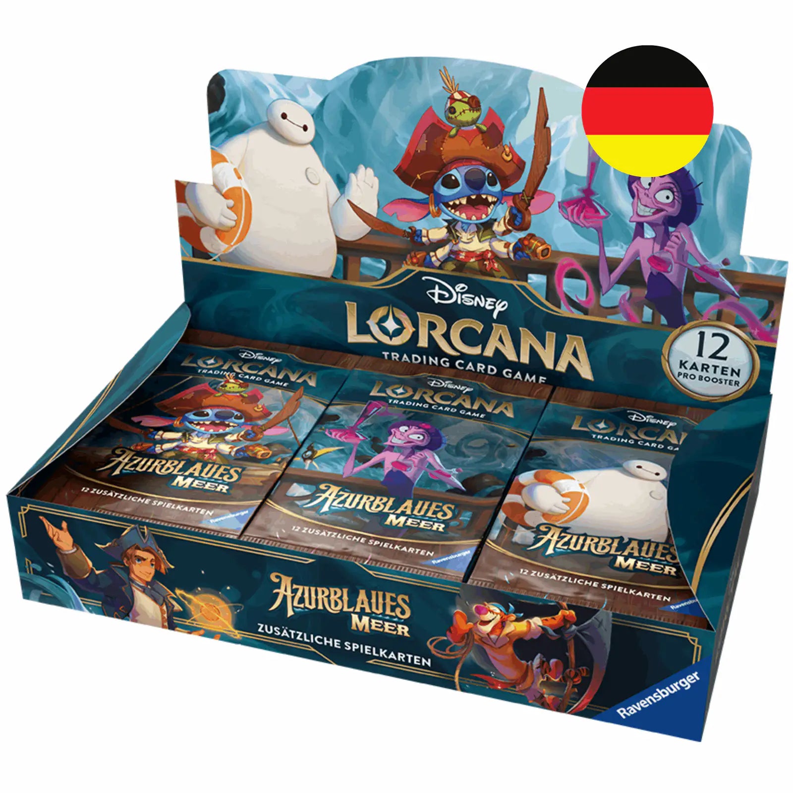 Disney Lorcana - Azurblaues Meer Booster Display - DE