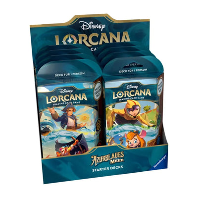 Disney Lorcana - Azurblaues Meer Starter Deck Display - DE
