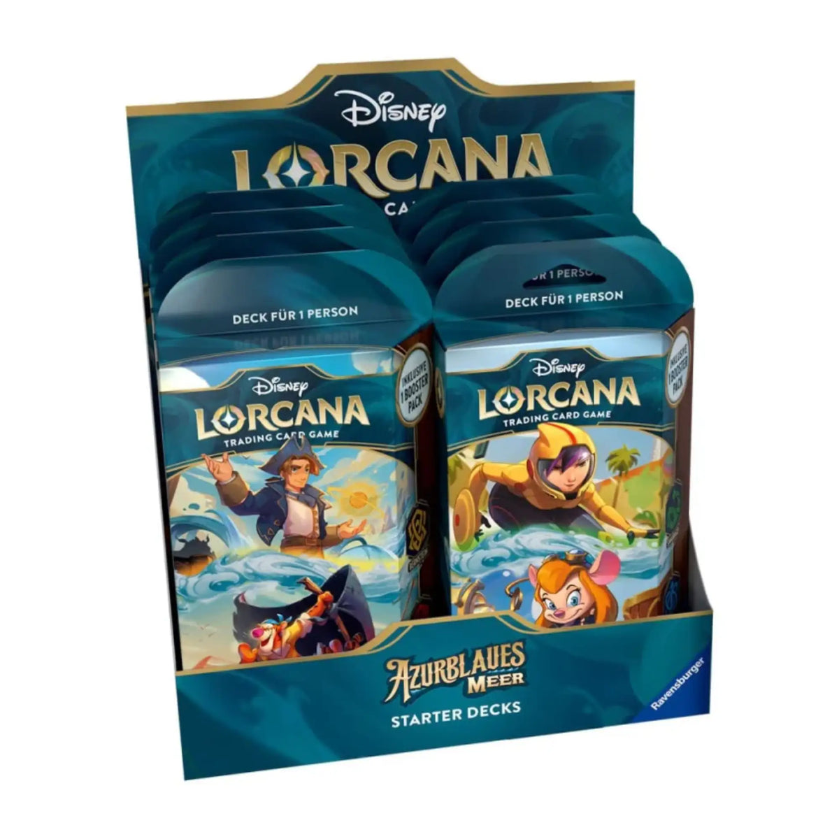 Disney Lorcana - Azurblaues Meer Starter Deck Display - DE