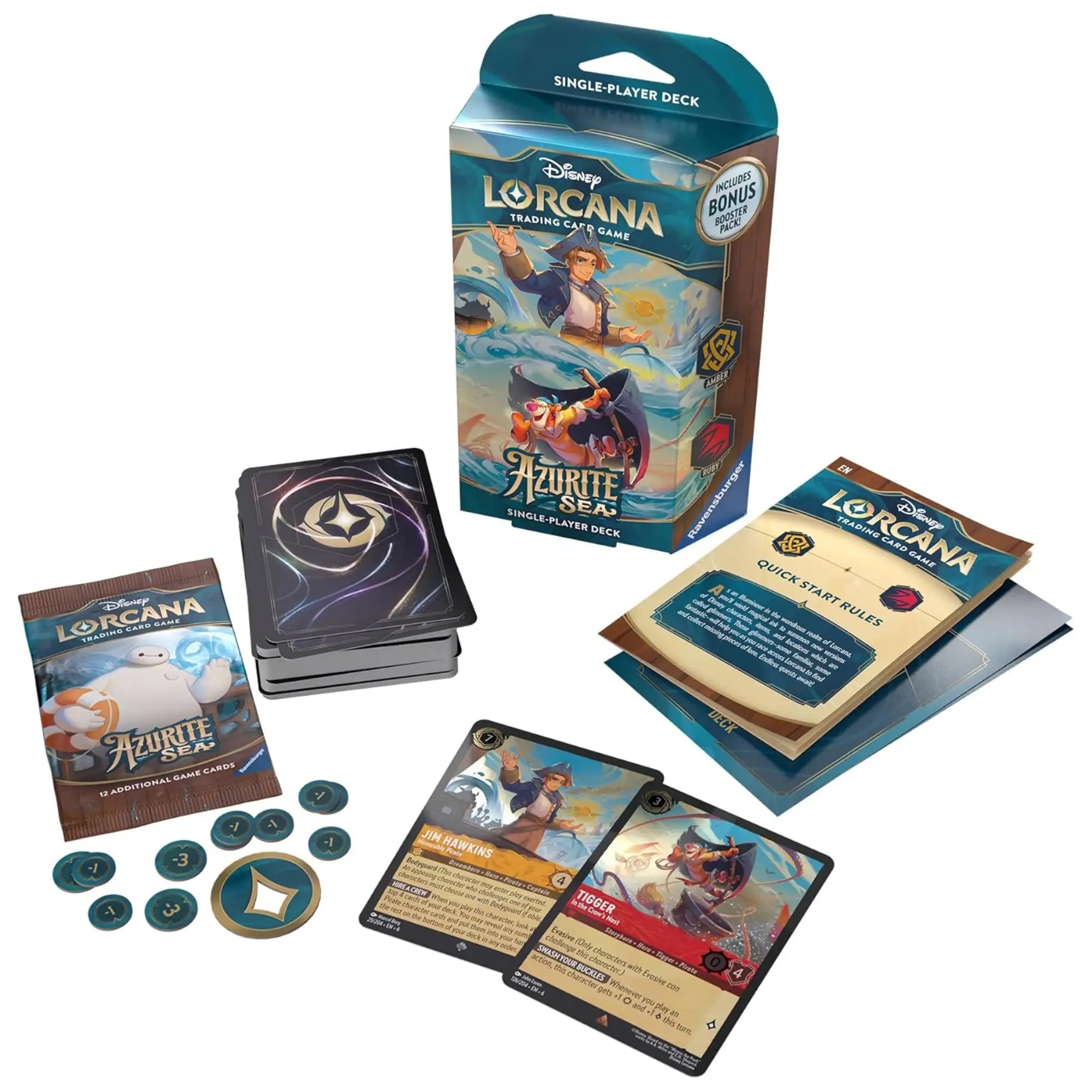 Disney Lorcana - Azurite Sea Starter Deck Display - EN