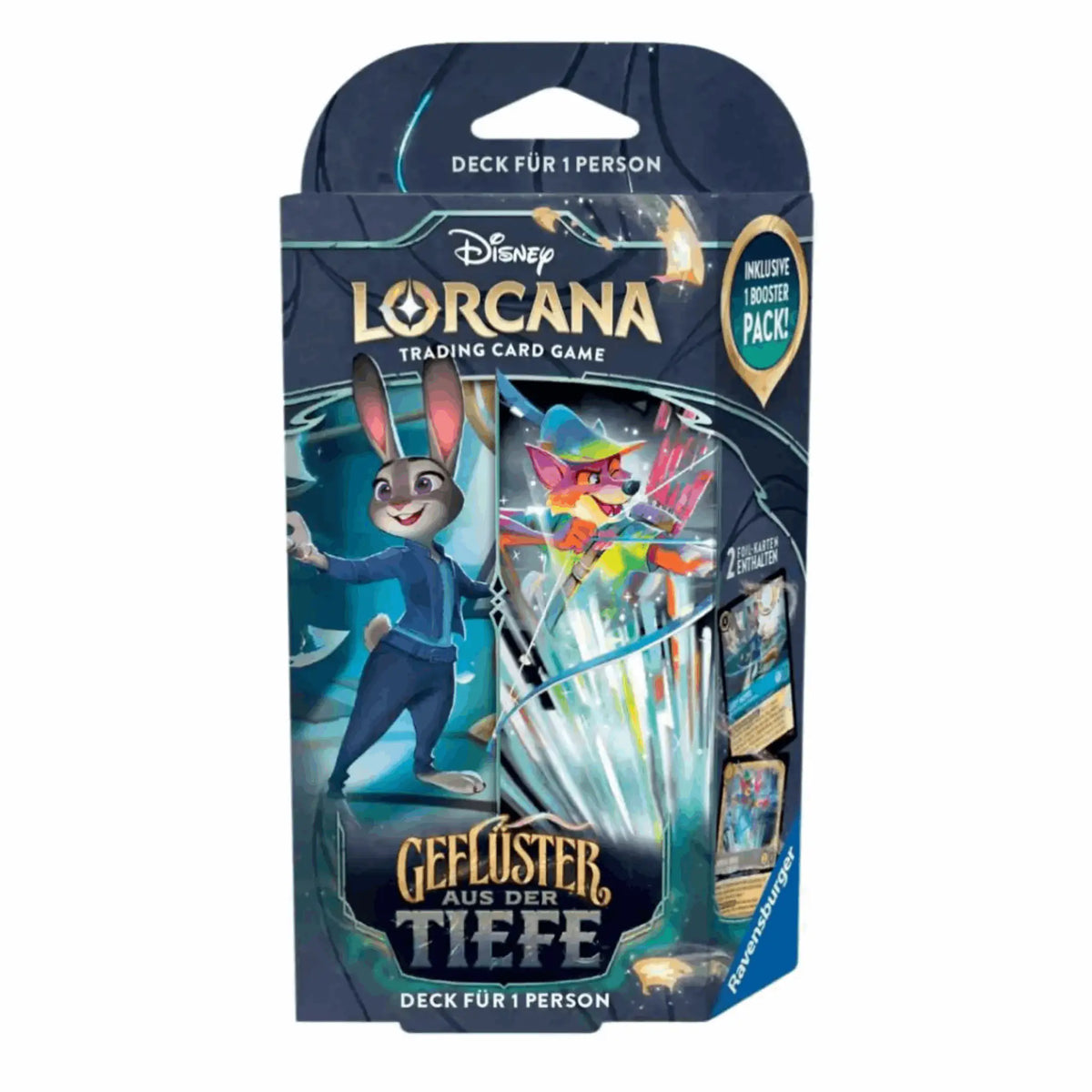 Disney Lorcana - Geflüster aus der Tiefe Starter Deck Judy Hopps/Robin Hood - DE