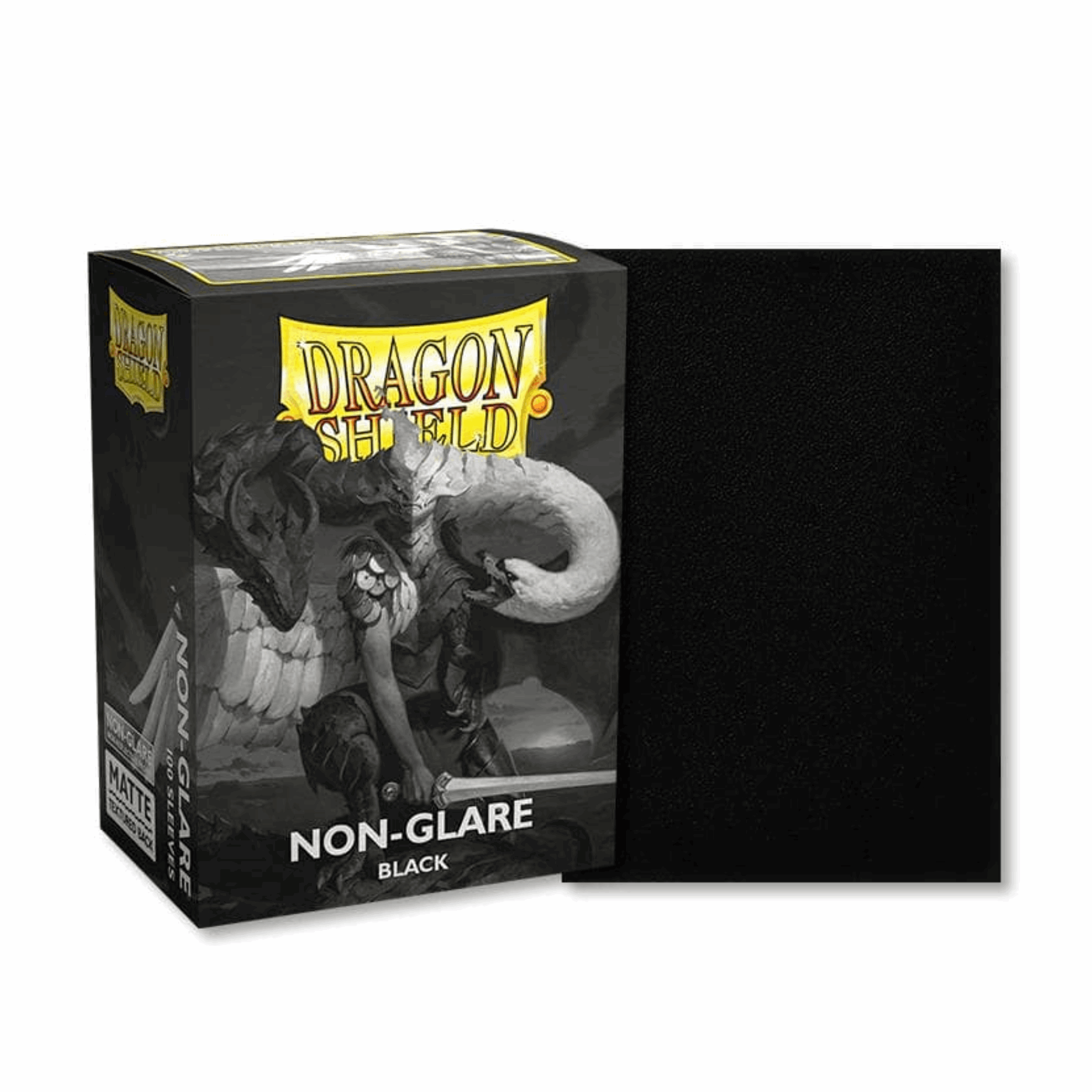 Dragon Shield Sleeves - Matte Standard Non-Glare V2 Black | 100stk Verpackung und Hülle