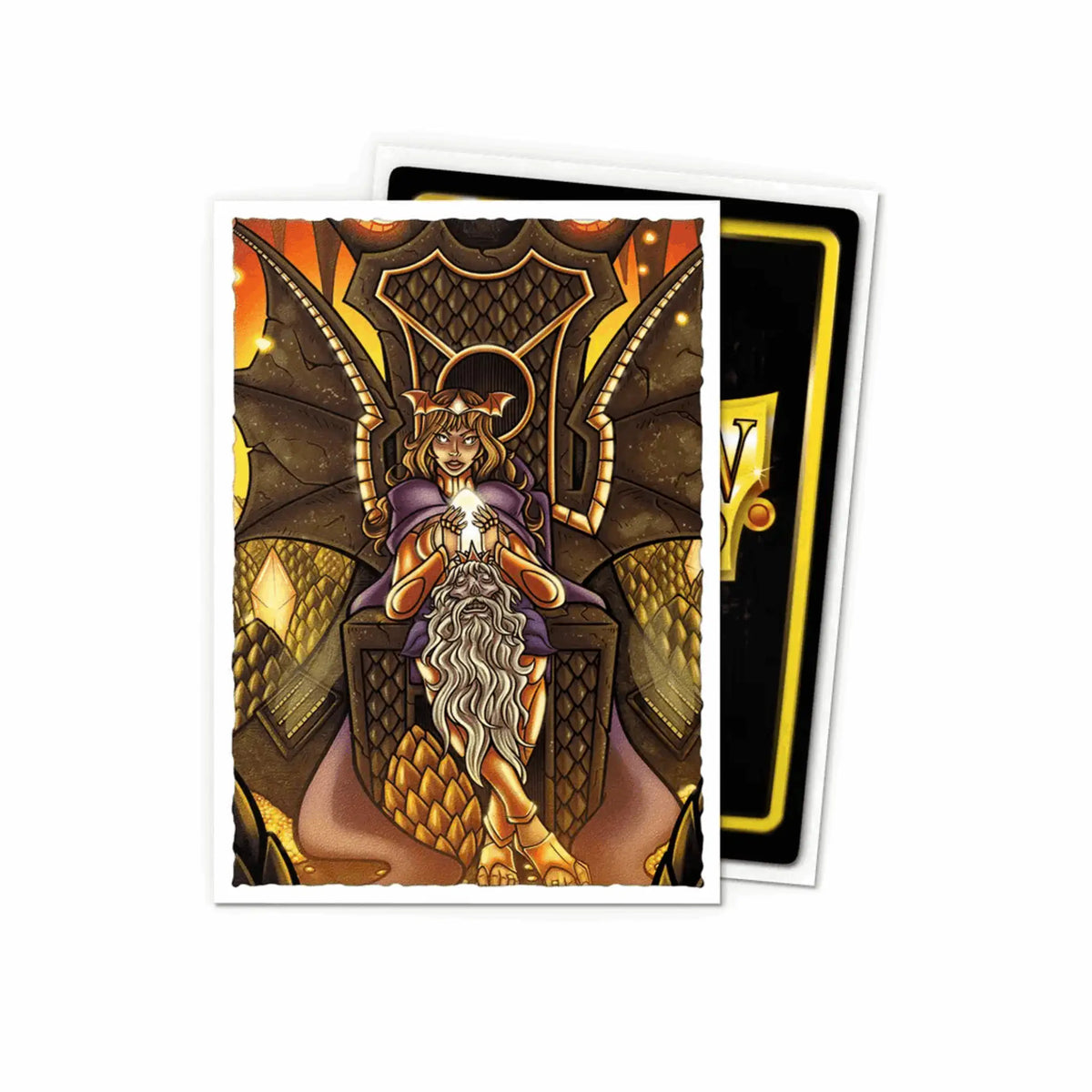 Dragon Shield Art Sleeves - Matte Queen Athromark | 100stk