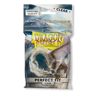 Dragon Shield Perfect Fit Sleeves - Clear/Clear | 100stk