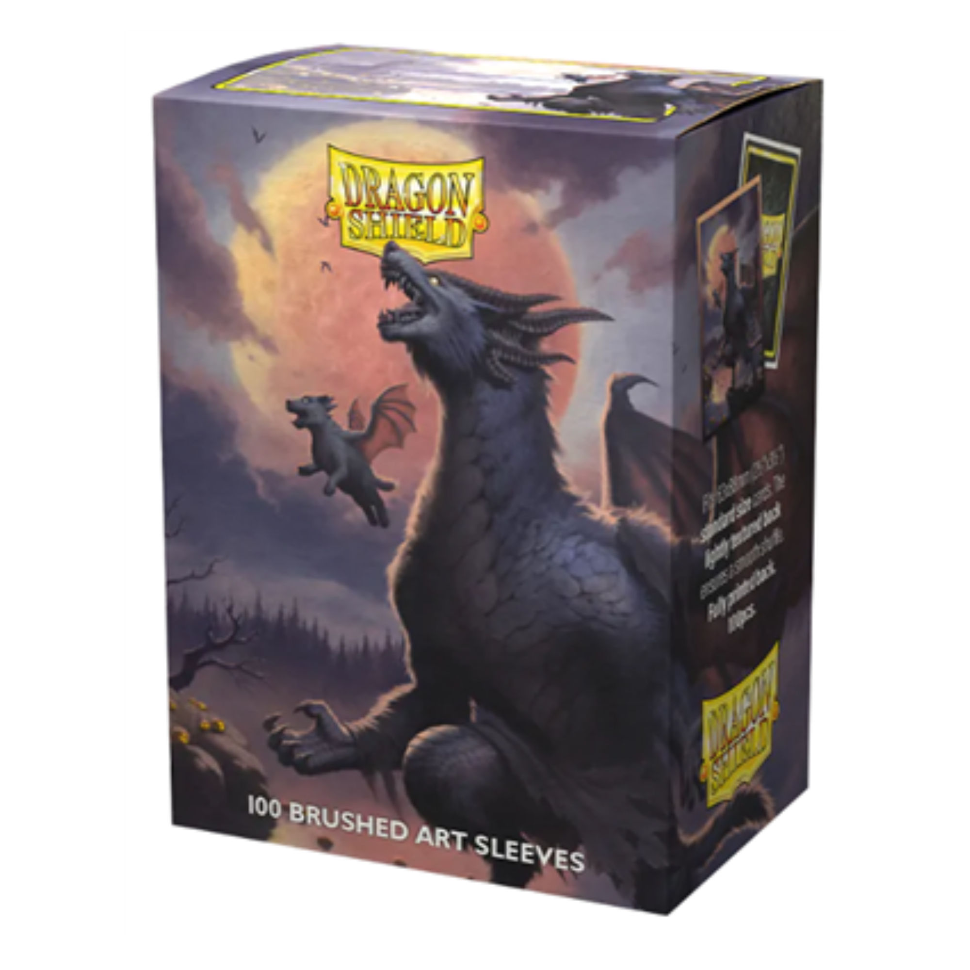 Dragon Shield Sleeves - Japanese Sleeves Brushed Art Halloween Dragons |  100stk