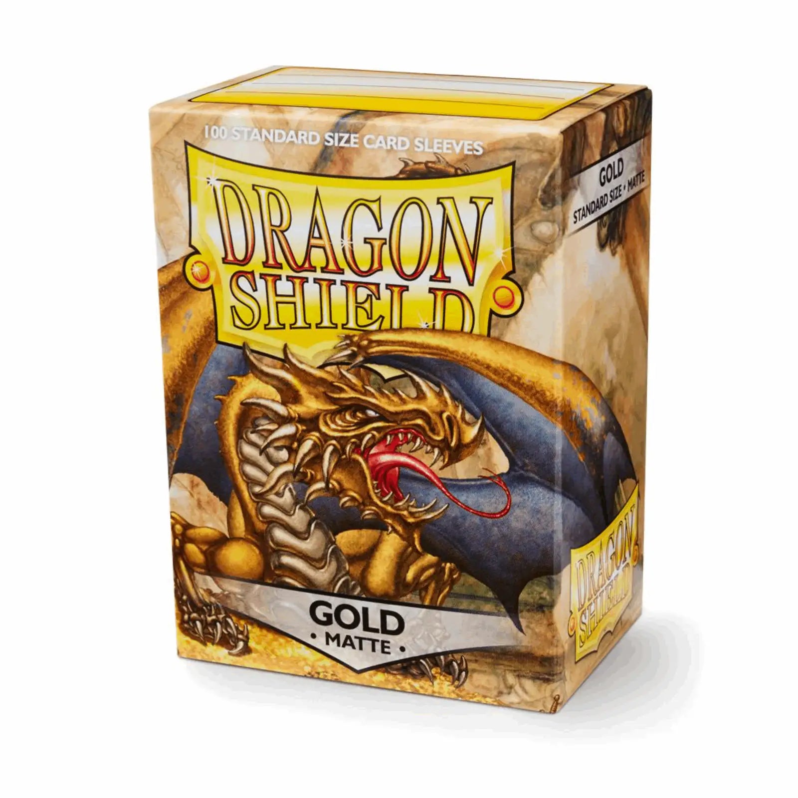 Dragon Shield Sleeves - Matte Standard Gold | 100stk