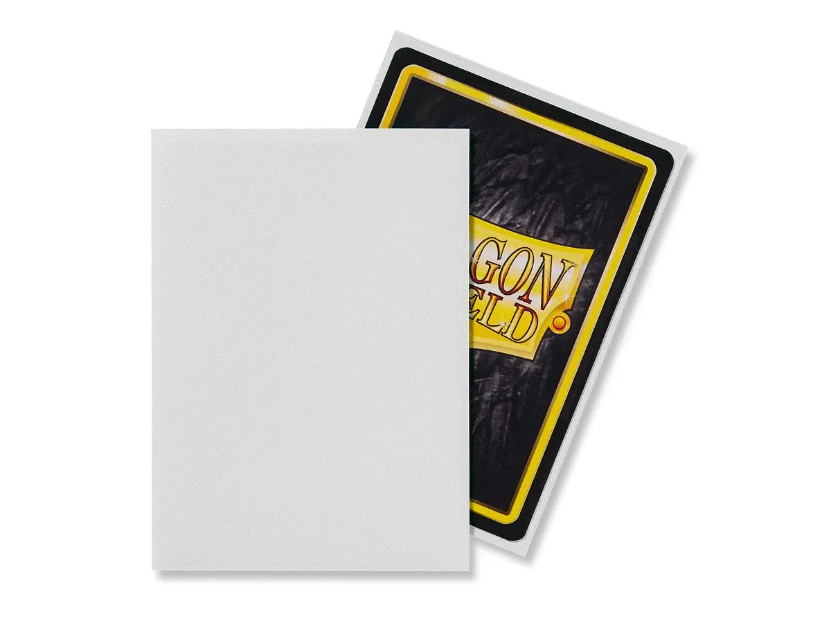 Dragon Shield Sleeves - Matte Standard White | 100stk Hülle