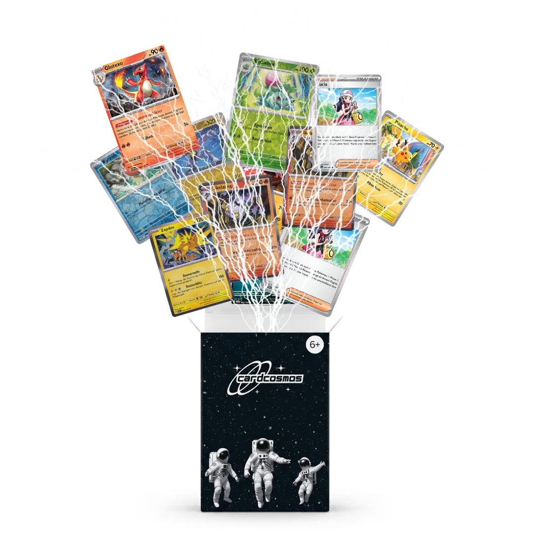 Pokémon Karten Set Deutsch – 200 Karten inkl. 25 Holo + 100 Kartenhüllen
