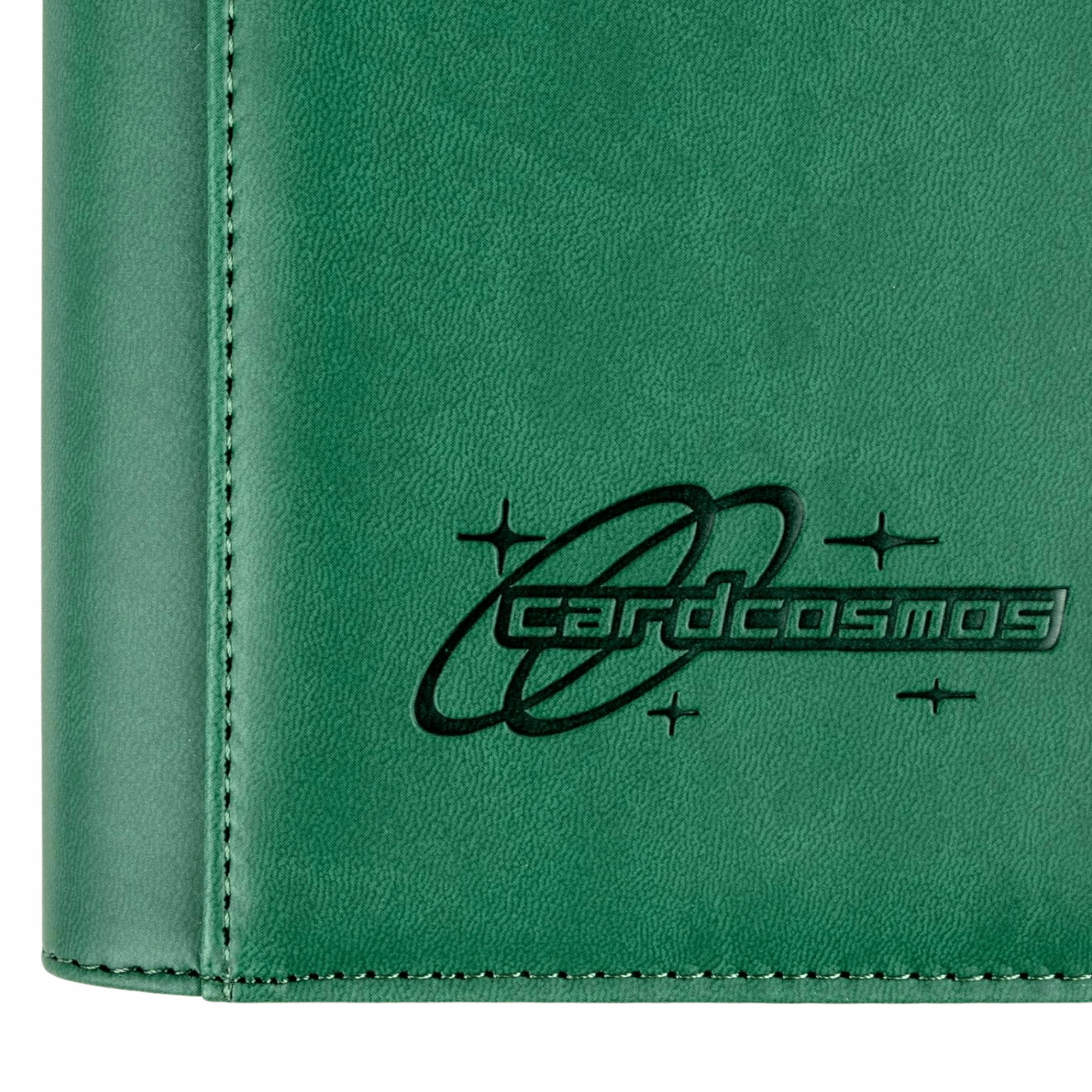 cardcosmos - 9 Pocket Strap Premium Leather Binder - Dunkelgrün